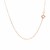 Diamond Cut Cable Link Chain in 14k Rose Gold (0.68 mm)