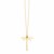 14k Yellow Gold Necklace with Dragonfly Pendant