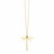 14k Yellow Gold Necklace with Dragonfly Pendant