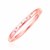 14k Rose Gold Rounded Bangle with Diamonds
