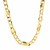 14K Yellow Gold Bar and Round Link Chain (6.0mm)