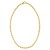 14K Yellow Gold Charm Lock Paperclip Chain