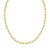 14K Yellow Gold Charm Lock Paperclip Chain