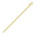 14K Yellow Gold Charm Lock Paperclip Chain