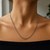 Textured Links Pendant Chain in 14k White Gold (2.30 mm)