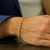 14K Yellow Gold Square Byzantine Chain Bracelet (2.00 mm)