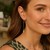 14k Yellow Gold Cutout Oval Chain Dangling Earrings