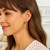 14k Yellow Gold Endless Pear Hoop Earrings