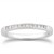 Princess Channel Diamond Wedding Ring Band in 14k White Gold