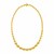 14k Yellow Gold 18 inch Graduated Polished Bead Necklace