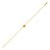 14K Yellow Gold Citrine Heart Bracelet (1.50 mm)