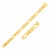 14k Yellow Gold High Polish Modern Lite Figaro Bracelet (11.5mm)