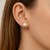 White Freshwater Cultured Pearl Stud Earrings in 14k Yellow Gold (7mm)