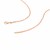 Textured Links Pendant Chain in 14k Rose Gold (2.50 mm)