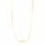14K Yellow Gold Paper Clip Clasp Necklace