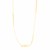 14K Yellow Gold Paper Clip Clasp Necklace