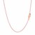 Round Cable Link Chain in 14k Rose Gold (1.25 mm)