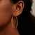 Classic Hoop Earrings in 14k Yellow Gold (1.5x45mm)
