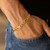Solid Figaro Bracelet in 14k Yellow Gold  (7.00 mm)