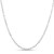 Sterling Silver Rhodium Plated Moon Cut Bead Chain (2.50 mm)