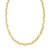 14K Yellow Gold Long Mirror Rolo Link Chain Necklace (7.30 mm)