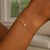 14K Yellow Gold Mini Initial E Bracelet