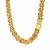 Thick Byzantine Chain Necklace in 14k Yellow Gold