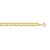 Triple Link Charm Bracelet in 14k Yellow Gold  (5.00 mm)