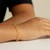 Triple Link Charm Bracelet in 14k Yellow Gold  (5.00 mm)