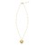 14K Yellow Gold Vintage Puffed Heart Necklace