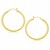 Classic Hoop Earrings in 14k Yellow Gold (3x40mm)