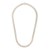 14k Two Tone Gold Miami Cuban Chain Necklace with White Pave
