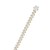 14k Two Tone Gold Miami Cuban Chain Necklace with White Pave