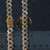 14k Two Tone Gold Miami Cuban Chain Necklace with White Pave