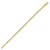 14K Tri Color Gold Pave Valentino Chain (3.00 mm)
