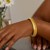 Sterling Silver Yellow Gold Plated Standard Thick Tubogas Bracelet (12.00 mm)