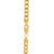 Miami Cuban Semi Solid Chain in 14k Yellow Gold (4.50 mm)