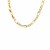 Lite Figaro Chain in 10k Yellow Gold (4.6mm)