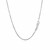 Sterling Silver Rhodium Plated Round Box Chain (1.30 mm)