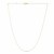 Double Extendable Diamond Cut Cable Chain in 14k Yellow Gold (0.87 mm)