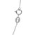 Cable Link Chain in 14k White Gold (0.50 mm)