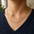 Cable Link Chain in 14k White Gold (0.50 mm)