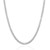 Classic Rhodium Plated Curb Chain in Sterling Silver (3.70 mm)