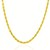 Solid Diamond Cut Rope Chain in 14k Yellow Gold (7.00 mm)