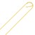 Adjustable Sparkle Chain in 14k Yellow Gold (1.20 mm)