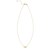14K Yellow Gold Small Bow Necklace