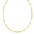 14k Yellow Gold Brick Omega Necklace