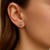 Classic Round Stud Earrings in 14k White Gold (4mm)