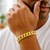Semi Solid Miami Cuban Bracelet in 14k Yellow Gold  (11.10 mm)