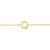 14K Yellow Gold Mini Initial Q Bracelet